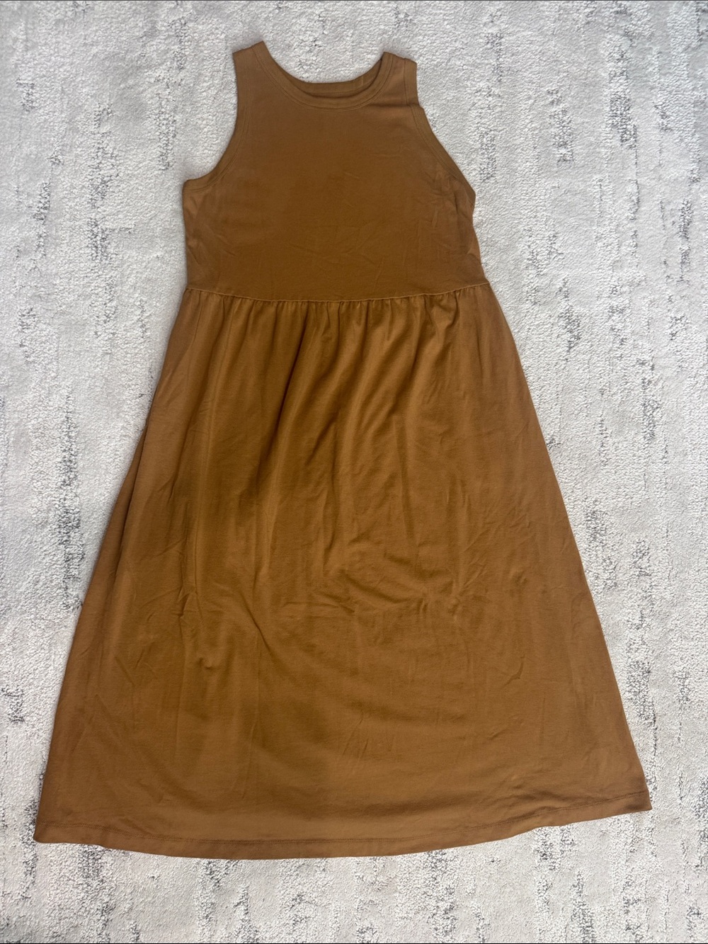 a new day Brown Crewneck Tee